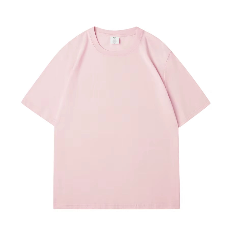 New Women Solid Cotton T Shirts Female Dark Green Oversized Casual Soft Tees Unisex Short Sleeve Summer Tops